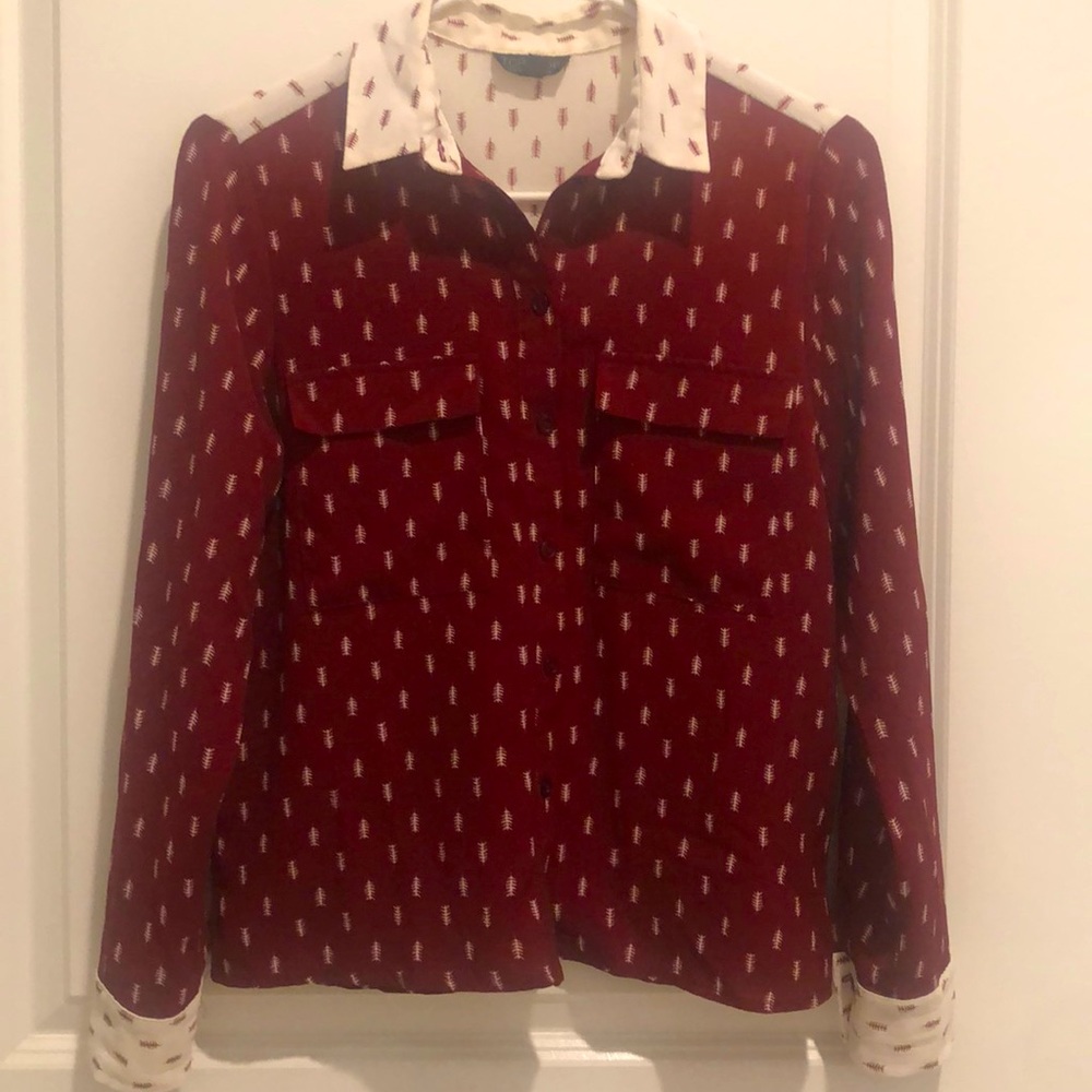Topshop patterned shirt